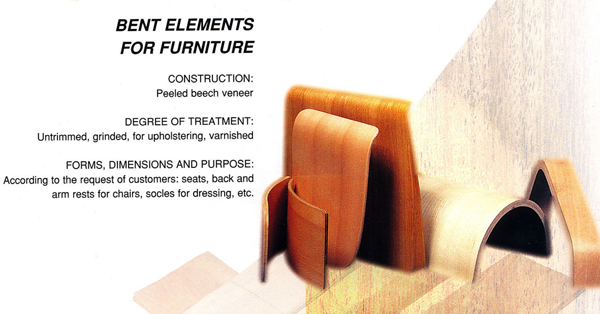 Bent Elements For Furniture