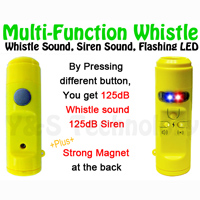Multifunction Electronic Whistle with flasher