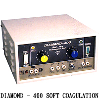 Special Features Of Solid State Diamond-400 Cautery Machine's
