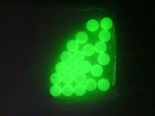 glow in the dark airsoft BB bullet/ luminescent BB bullet