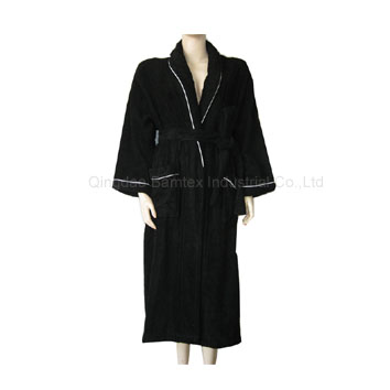 bamboo shawl collar bathrobe