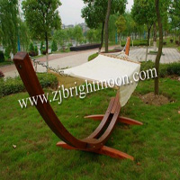 Hammock with Wooden Stand