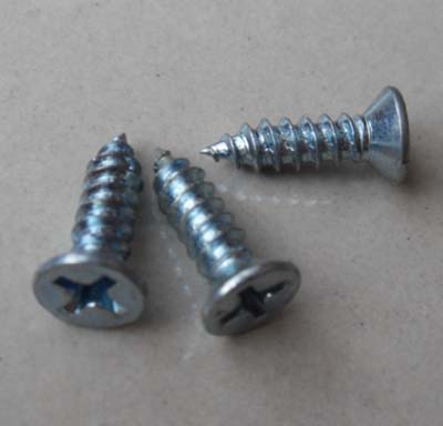 Galvanized drywall screw