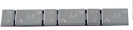 Polyester-coated lead weights
