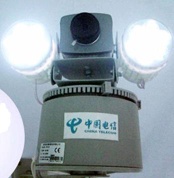 Network Searchlights Box Camera Built-in TEL/GSM Alarm