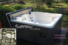 Best selling outdoor spa,hottub,whirlpool pool-SR808