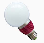 3 x 1W, E26/E27 High Power LED Bulb with 230 to 255lm Luminous Flux and 95 to 265V AC Voltages