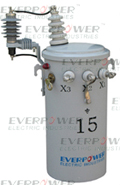 Pole mount Single- phase Completely Self Protected Type transformer (C.S.P.Type, oil-immersed)