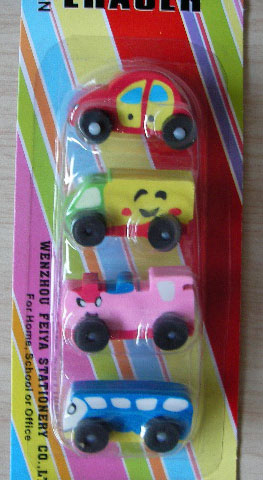 car shaped  eraser