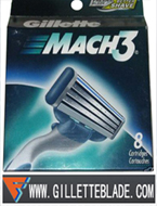 Gillette Mach3 balde pack 8's