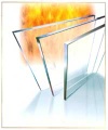 Fire proof glass