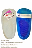 TPR Gel Removeable Insoles