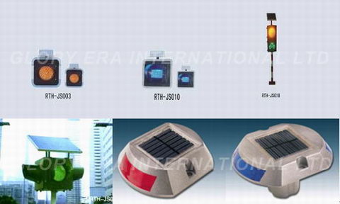 Solar Energy Traffic Light