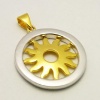 The costful sterling silver pendant