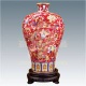 Cloisonne Vase with Red Plum