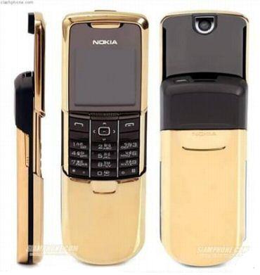 brand new NOKIA 8800 golden two battery+phone base