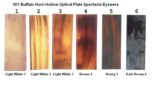 Buffalo Horn Hollow Optical Plate Specticle Eyewere