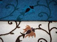towel embroidery wool fabric