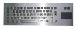 Metal keyboard with touchpad  - F65-PC45