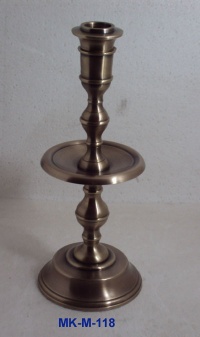 Brass Candle Holder Antique Finish