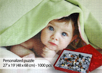 Personalized puzzle 27'x19' (48x68 cm) - 1000 pieces