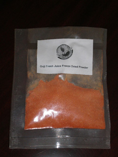 Freeze Dried Goji Powder