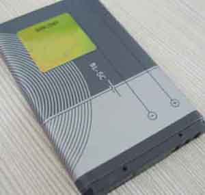 Cell phone battery for Nokia BL-5C