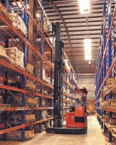 Storage rack and selective warehouse pallet racking
