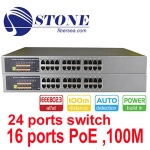 24-ports 10/100M PoE ethernet switch