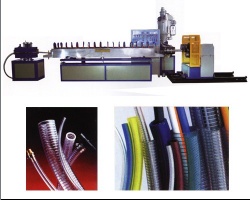 PVC steel wire reinforced hose extrusion machine