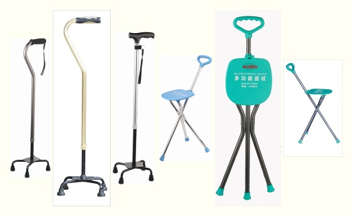 Seat crutch & walker frame & telescopic crutch