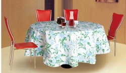 PEVA /PE table cloth, Flannel tablecover
