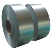 Chromium coated steel strip