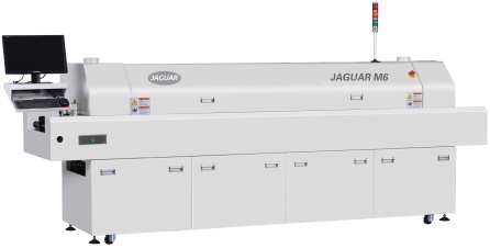 jaguar 6 heating zones with computer control reflow oven - M6