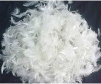 Cheap Wholesale Washed white/grey goose/duck feather 2-4,4-6,6-8cm