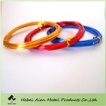 colored aluminum jewellry wire