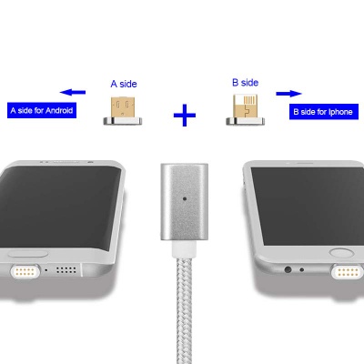 Newest fast charging usb3.1 type c cable magnetic cable connector micro usb cable for sale - Double side cable