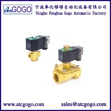 High temperature solenoid valve TEFLON seals