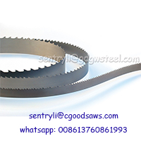 Frozen meat and bone Cutting band Saw blade manufacturer