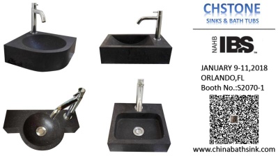 China black basalt hand washing basins - CHSTONE-005