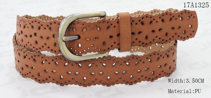 Fashion belt with punching - 17A1325