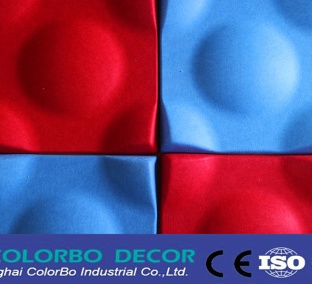 New design hot sale 3D polyester fiber acoustic panel