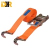 1 - 10 Ton Ratchet Tie Down Straps with Double J Hook - RS002