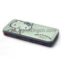 Wholesale hello kitty metal pencil case for kids
