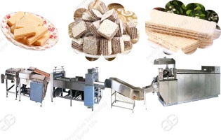 63Mould Electric Heating Wafer Biscuit Production Line - wafer making machine
