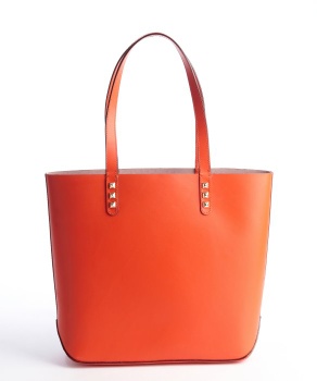 GF-J308 Womens Elegant Orangered Leather Tote Handbag Ladies Wholesale