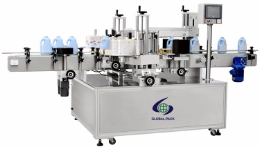 Automatic two sides bottles labeling machine