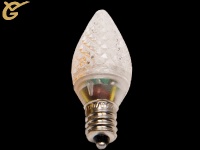 C7 pure white Christmas bulbs
