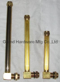 Brass tube oil level gauge