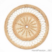 Rattan Woven Placemat Rattan Wall Decoration